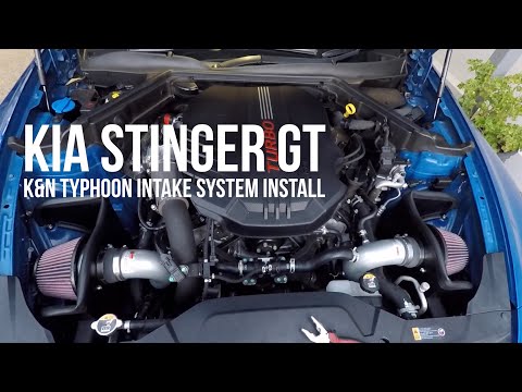 2019 Kia Stinger GT K&N Typhoon Air Intake upgrade | Modified