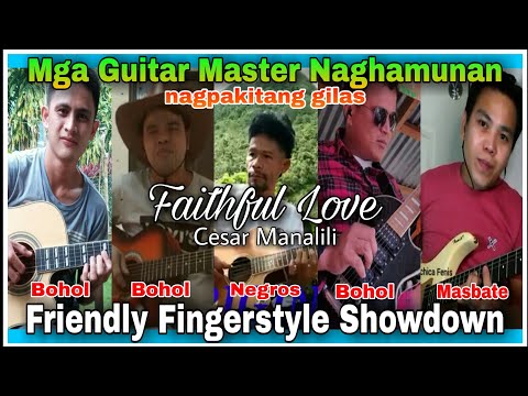 Faithful Love | Cesar Manalili - Friendly Fingerstyle Showdown , Vince Angelo Inas Reaction
