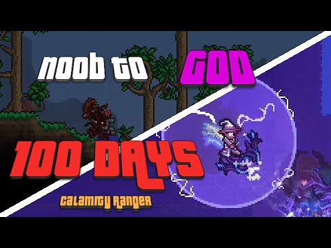 THE 100 DAYS CALAMITY MOD EXPERIENCE..