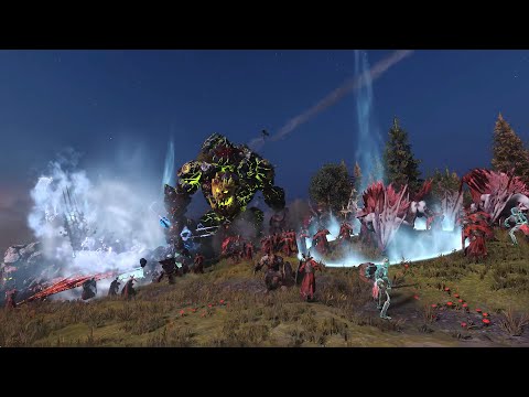 Greenskins vs Vampire Counts - Massive Battle - Total War Warhammer 3