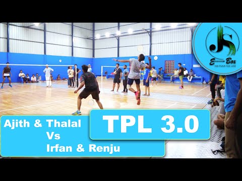 Kanyakumari Badminton | Ajith & Thalal Vs Irfan & Renju TPL3.0 2022 | Thiruvithancode | Trc Academy