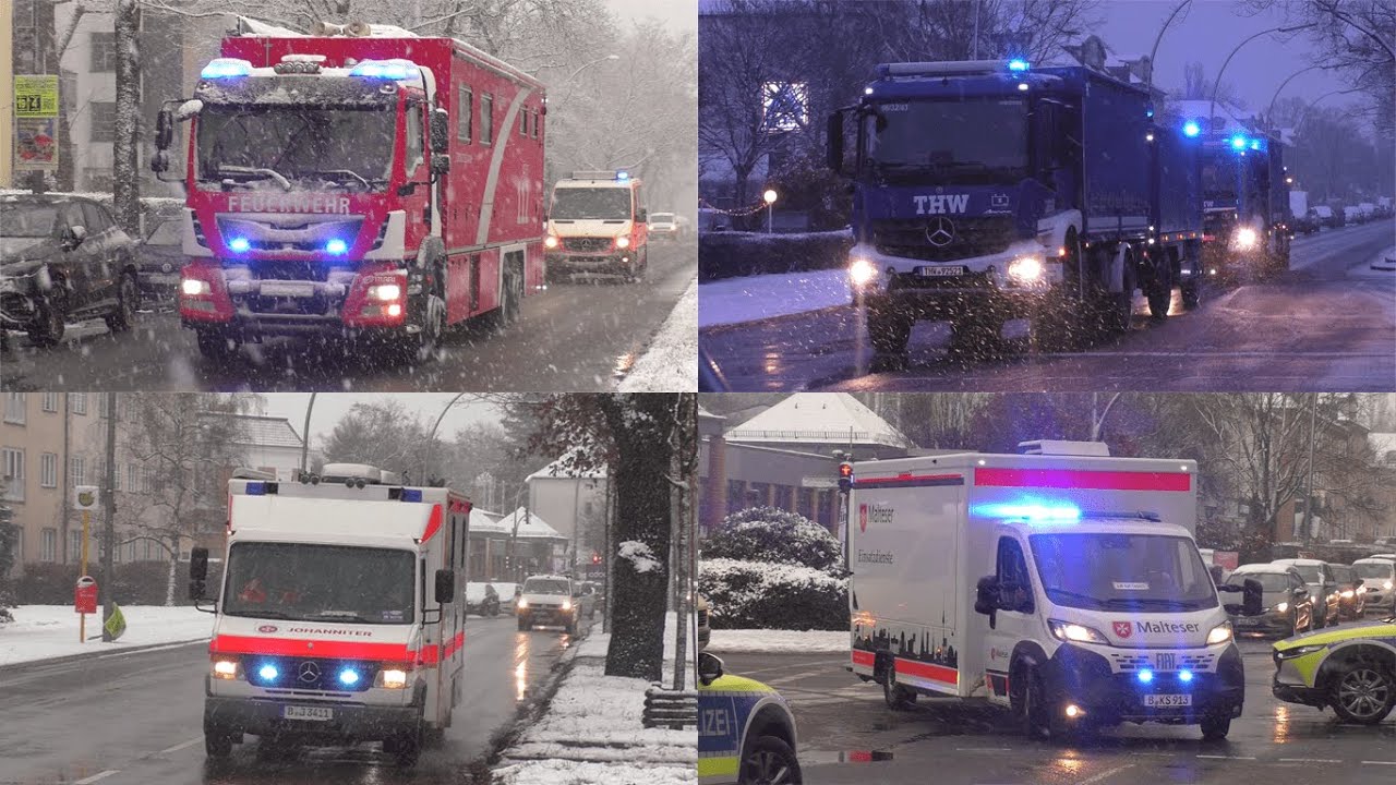 [Stromausfall in Berlin!] Einsatzfahrten zum Großeinsatz in Berlin-Lichterfelde