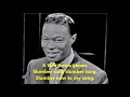 Nat King Cole - Brahms' Lullaby (with lyrics)