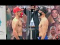 GALLO ESTRADA VS CARLOS CUADRAS 2 - FULL WEIGH IN & FACE OFF VIDEO (PESAJE COMPLETO)