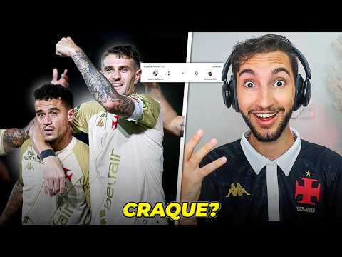Vasco 2 x 0 Atlético MG - SHOW DO COUTINHO E VASCO VAI PRA SUL-AMERICANA! 💢🔥