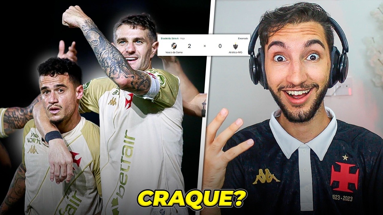 Vasco 2 x 0 Atlético MG - SHOW DO COUTINHO E VASCO VAI PRA SUL-AMERICANA! 💢🔥