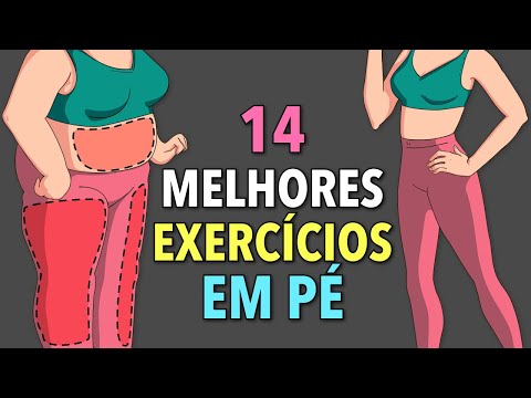 14 MELHORES EXERCÍCIOS EM PÉ PARA PERDER PESO EM CASA: CARDIO, ABS E PERNAS