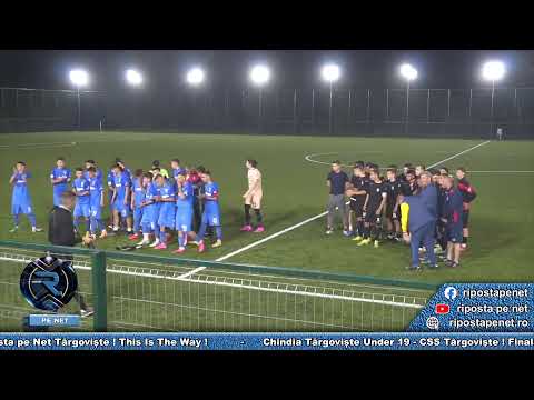 Chindia Târgoviște Under 19 - CSS Târgoviște ! Finala Cupei AJF Dâmbovița, 2021 !