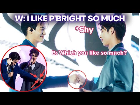 [BrightWin] Win said he likes Bright so much during Lazada1111LiveTh