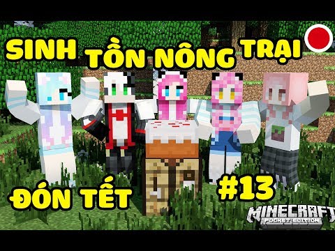 REDHOOD VÀ MỀU THỬ THÁCH SINH TỒN NÔNG TRẠI TRONG MINECRAFT TẬP 13:LẦN ĐẦU ĐÓN TẾT TRONG NÔNG TRẠI