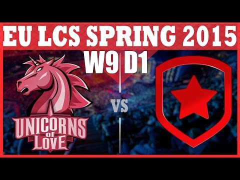 UOL vs GMB || EU  LCS Spring 2015 || Week 9 Day 1 | Unicorns of Love VS Gambit Gaming | HD