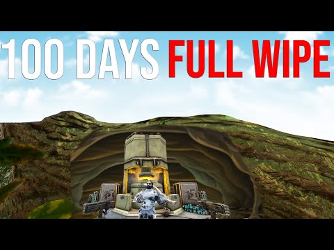 100 Days Living In A Hidden Rathole Solo In Ark
