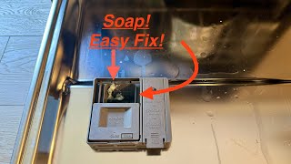Dishwasher Soap Not Dissolving! Top three reasons dishwasher is not cleaning working correctly. ￼
