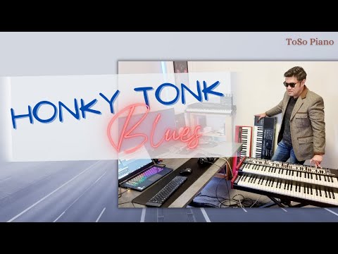 Honky-Tonk Blues | Hammond Organ - 8 bar blues| Subscribe to support