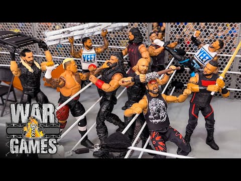 The Shield & The Usos vs The Bloodline - WarGames Action Figure Match