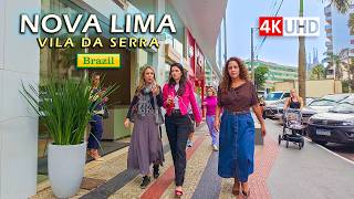 🇧🇷 Is NOVA LIMA the New Luxury Center of Greater Belo Horizonte? — Walking in Vila da Serra 【 4K 】