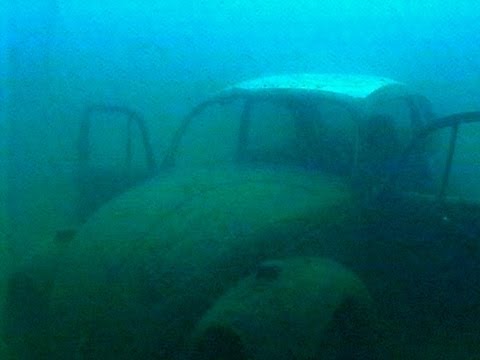 VW im Diezer See, Steinbruch Diez,Rheinland Pfalz,Deutschland