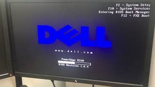DELL PowerEdge server BIOS setup