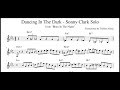 Dancing In The Dark - Sonny Clark solo transcription from "blues in the night"