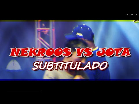 NEKROOS VS JOTA | MINUTAZOS DE NEKROOS Y JOTA | SUBTITULADO/LETRA || FMS PERÚ JORNADA 8| 🔥🔥🔥