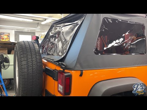 Jeep Wrangler JK Bestop NX Glide Soft Top Installation