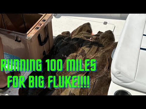 Block Island Fluke - Running 100 Miles Roundtrip to Find the Fish!