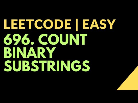 Leetcode Easy 696 Count Binary Substrings Time On Javascript