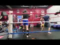 Kickboxing Sparring Head Kick Adrian Ace VS Michael Vma Round 1