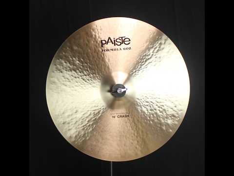 Paiste 16" Formula 602 Modern Essentials Crash - 1038g (video demo) image 2
