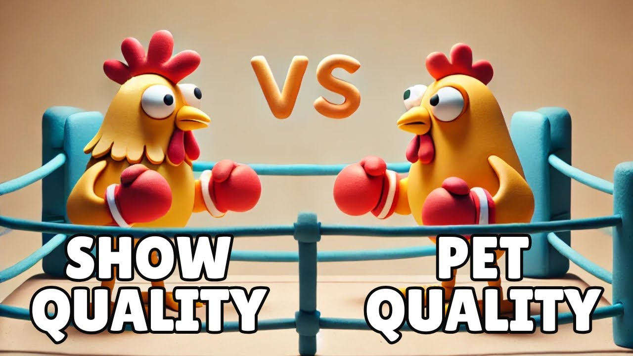 Show vs Pet Quality Female Serama