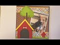 6x6 Dog Layout #1 using Echo Park I Love My Dog 6x6 Paper Pad