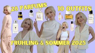 10 ELEGANTE & CASUAL OUTFIT IDEEN UND 28 PASSENDE PARFUMS FÜR FRÜHLING UND SOMMER 2025