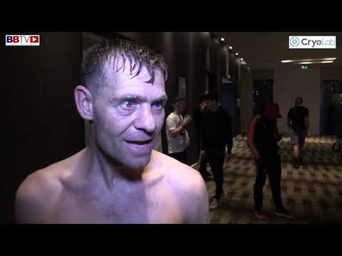 JIMMY 'THE FIST' FIRST: "I WAS A BIT NERVOUS BUT HAPPY TO GET THE WIN ON AN AMAZING SWANKY NIGHT."