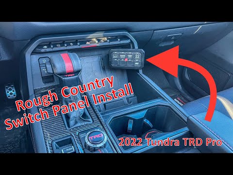 Rough Country Switch Panel Install/Overview...2022 Toyota Tundra TRD Pro Hybrid