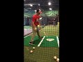 Carl Voigt batting practice