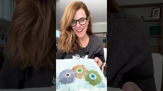 Eyeball Flowers in watercolor