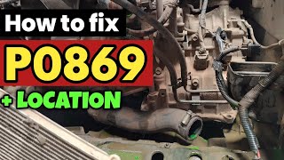 P0869 | P0869 Transmission Fluid Pressure High | code p0869 | p0869 obd2 | dtc p0869