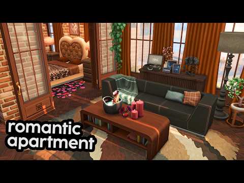 Romantic Apartment 🌹💘 // The Sims 4 Speed Build: Apartment Renovation