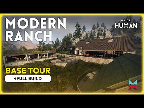Chalk Peak Ranch Tour + Full Build | Once Human