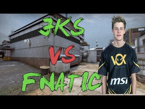 CSGO: POV Vox Eminor jks vs Fnatic (30/18) cache @ Gfinity Spring Masters 2