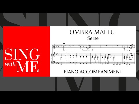 Ombra mai fu - Accompaniment - Medium voices - Serse - Handel