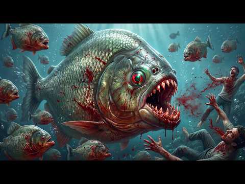 【2026 Newest Movie】Giant Mutant Piranhas Go on a Killing Spree ⚡ Tourists Trapped in Nightmare! 🔪
