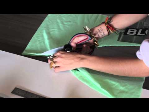 DIY Tutorial Mullet Tshirt.