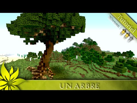 Miss Dunaway - Minecraft Tutorial - How to build: A tree? [Niveau moyen]