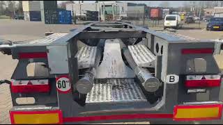 العربات نصف المقطورة شاحنة نقل الحاويات Van Hool A3C002 ADR chassis | صورة 4 - Autoline