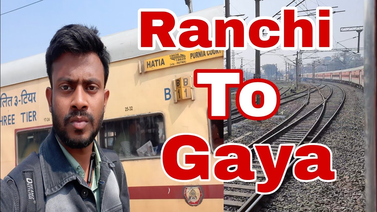 Hatya Patna Express 18626 || #Hatia purnia Court Kosi express train journey || ranchi to gaya vlog