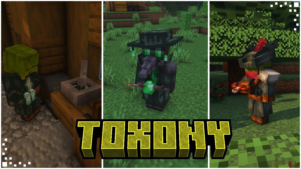 Toxony (Minecraft Mod Showcase) | Poisons, Mutagens & Alchemical Warfare | NeoForge 1.21.1