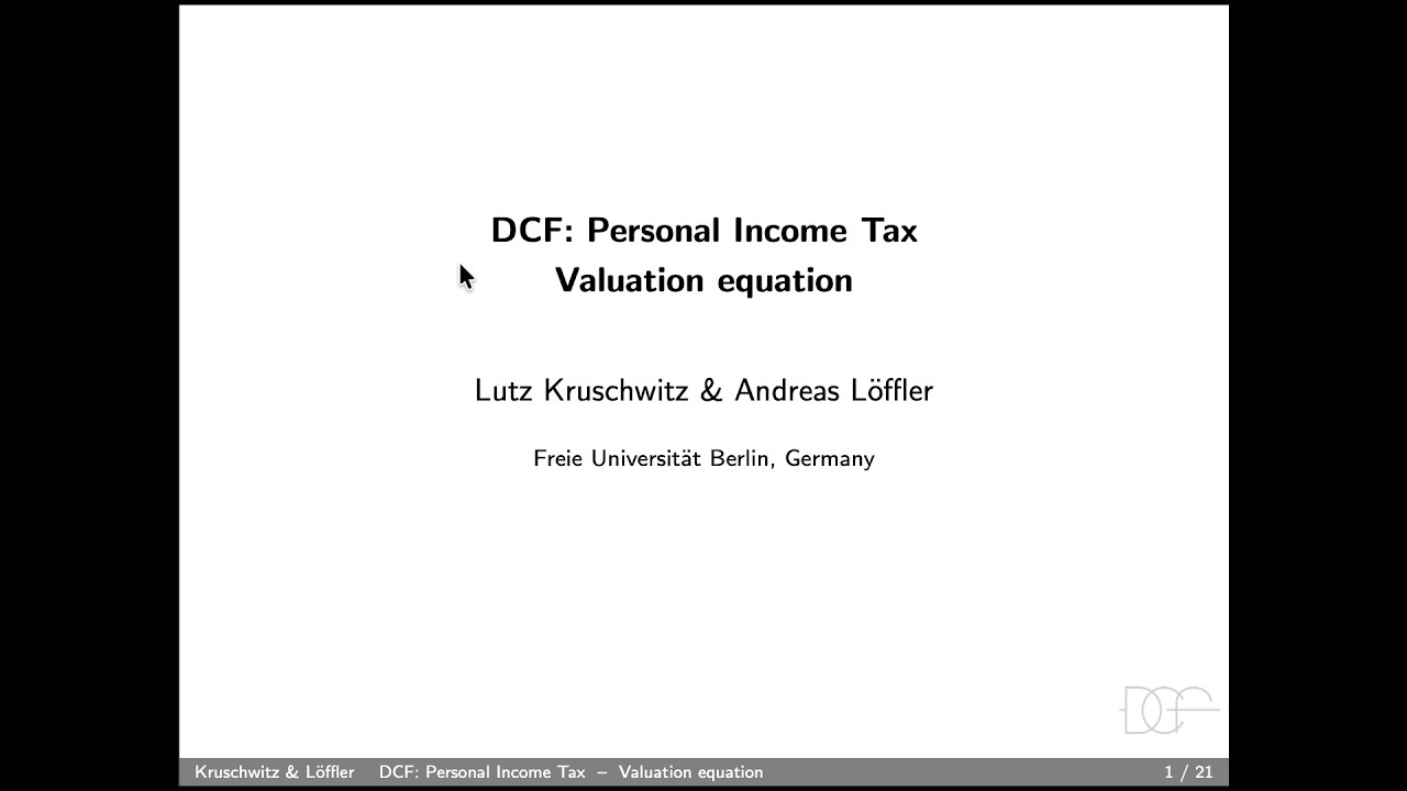 Thumbnail for Valuation equation