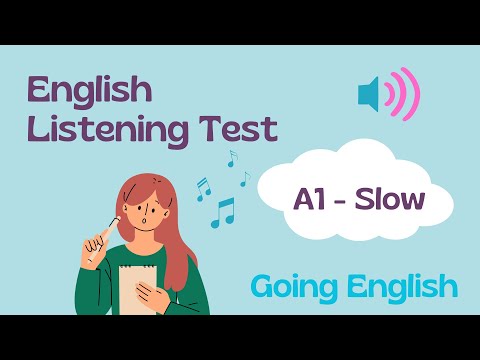 (A1) Spelling names Listening Test A1 Slow | Going English Prep 📝