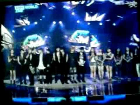 Super junior Vs Wonder Girls @Music Bank 100528